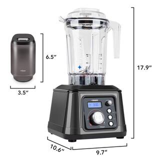 Tribest Dynapro 64 oz. 12-Speed Grey Blender with Vacuum Sealer DPS-2250-GY