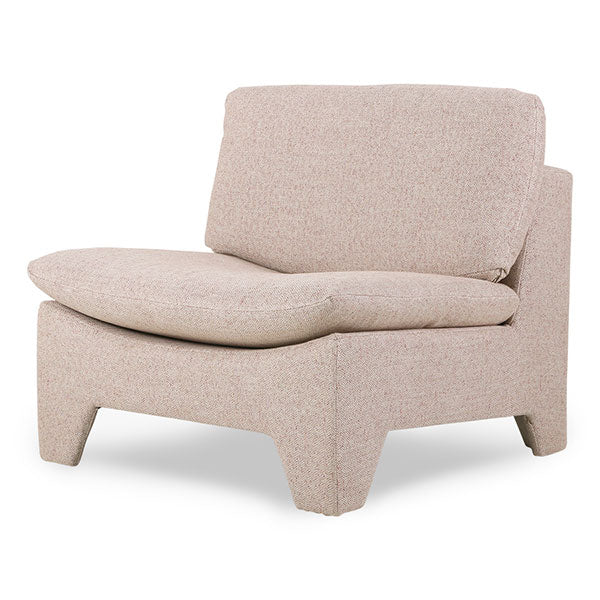 Retro lounge chair - blush pink mélange