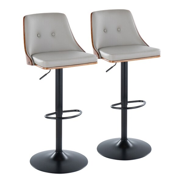 Carson Carrington Oscar Adjustable Height Bar Stool (Set of 2)