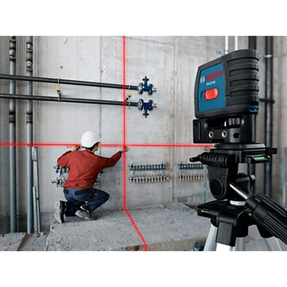 Bosch Compact Tripod with Extendable Height for Use with Line Lasers, Point Lasers, and Laser Distance Tape Measuring Tools BT 150