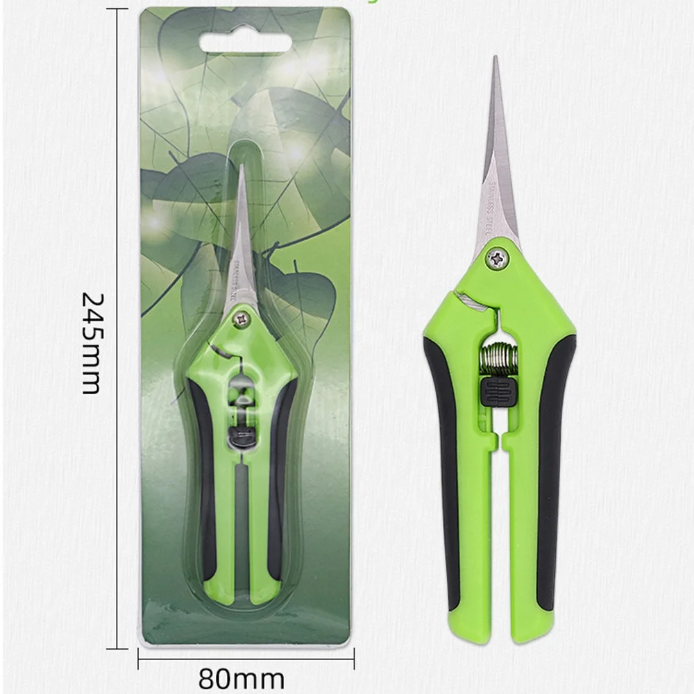 Fruits gardening scissors pruning shears hand pruners garden tree handing pruner straight snip garden pruning shears