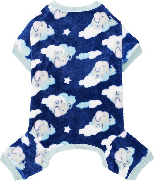 Frisco Dog and Cat Cozy Plush Fleece PJs， Elephants