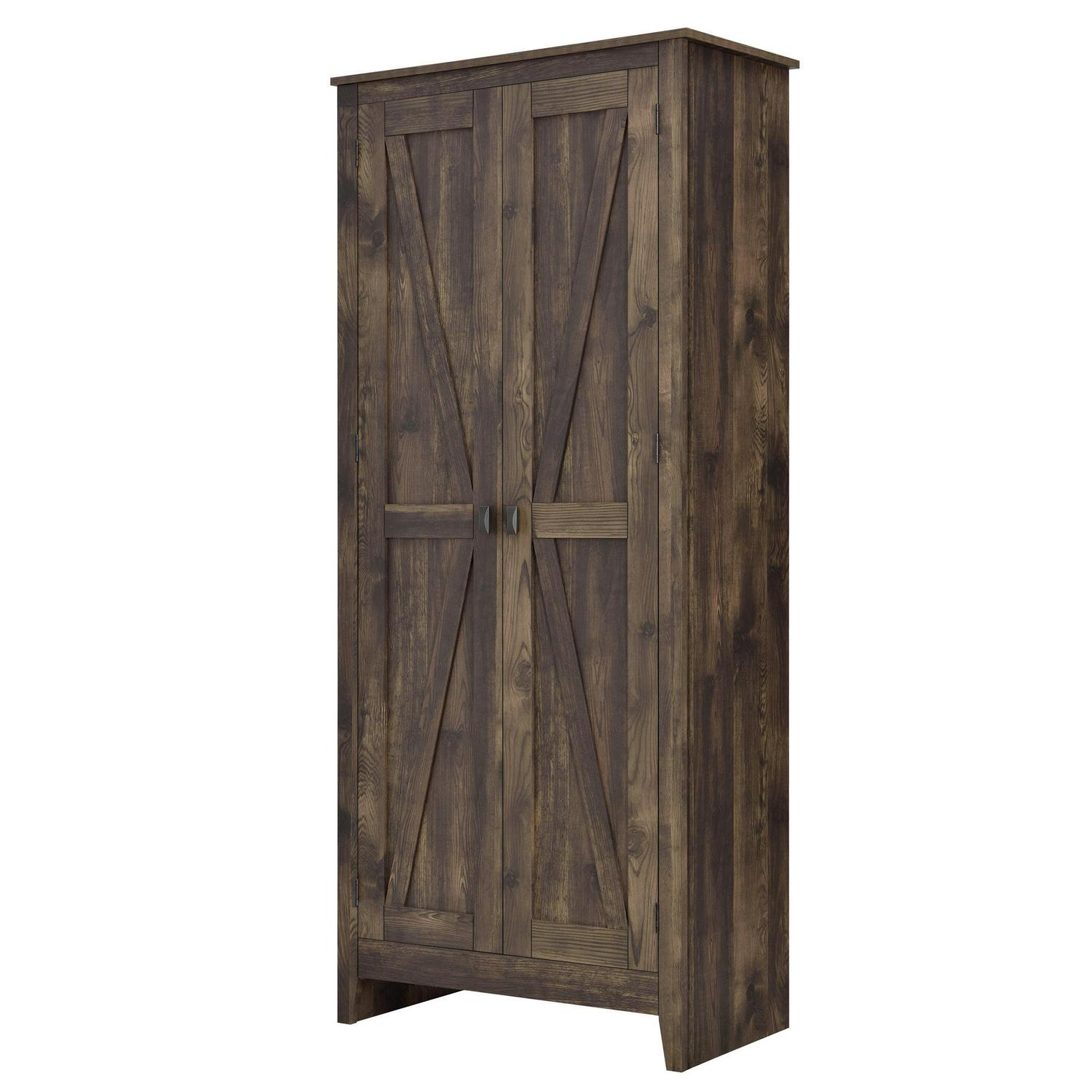 Ameriwood SystemBuild Farmington 31.5 Wide Storage Cabinet， Rustic