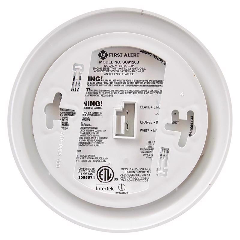 SMOKE/CO ALARM 120V BRK