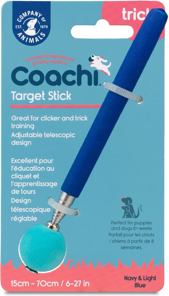 Coachi Target Stick Dog Training Stick， Navy