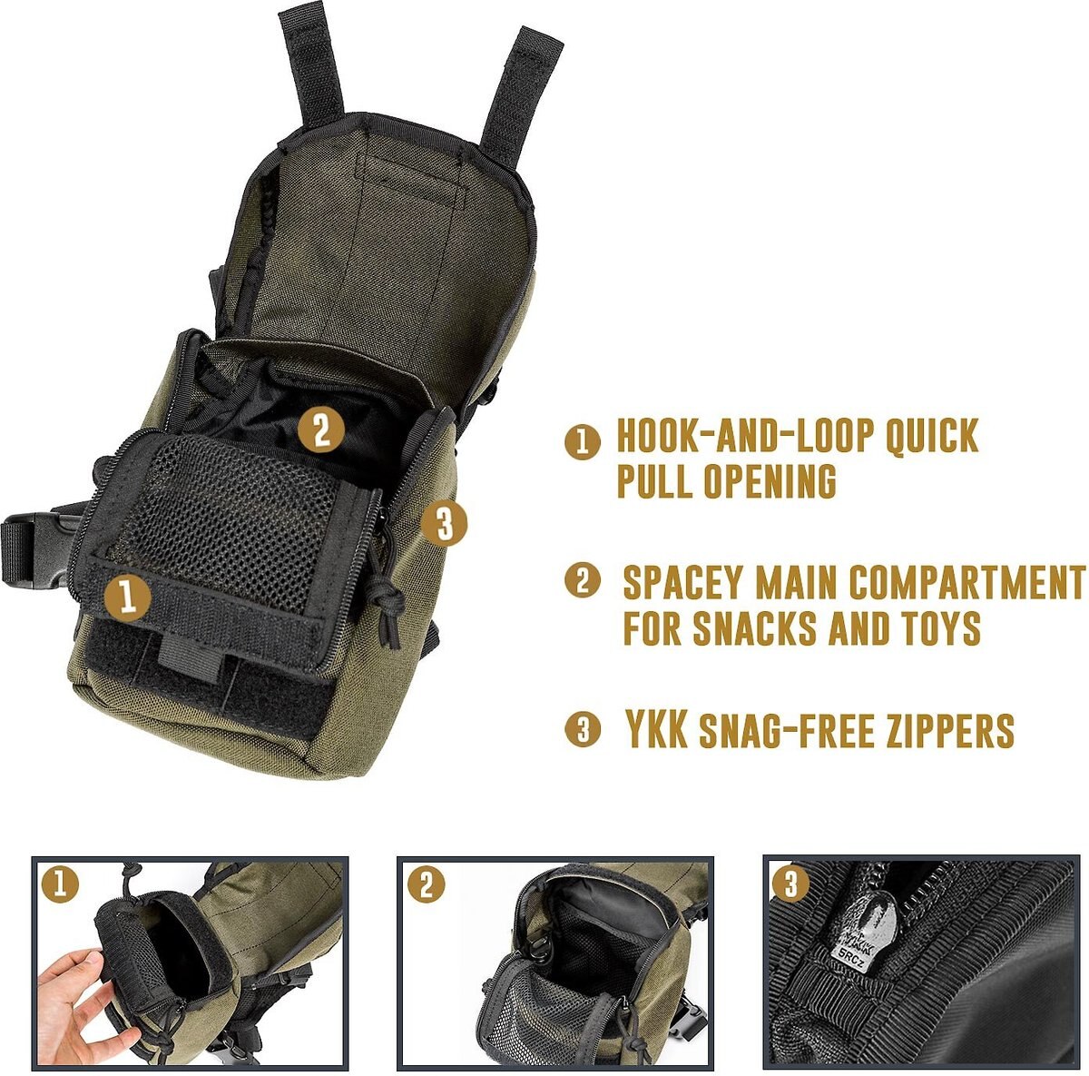 OneTigris Eureka K9 Dog Backpack