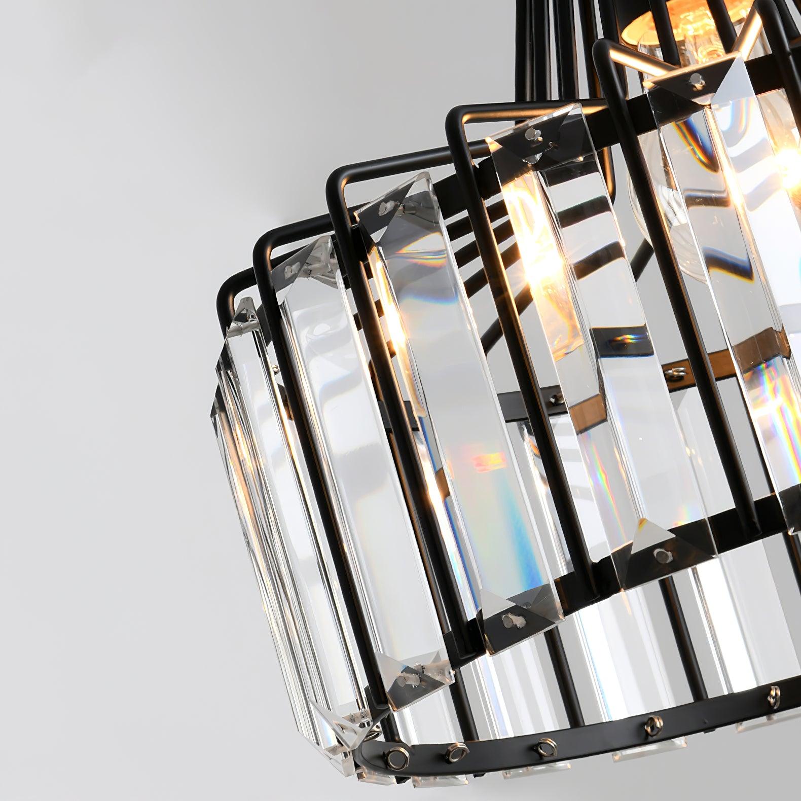 Crystal Drum Pendant Lamp