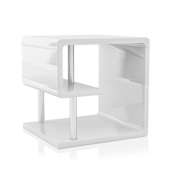 1-shelf High Gloss Side Table