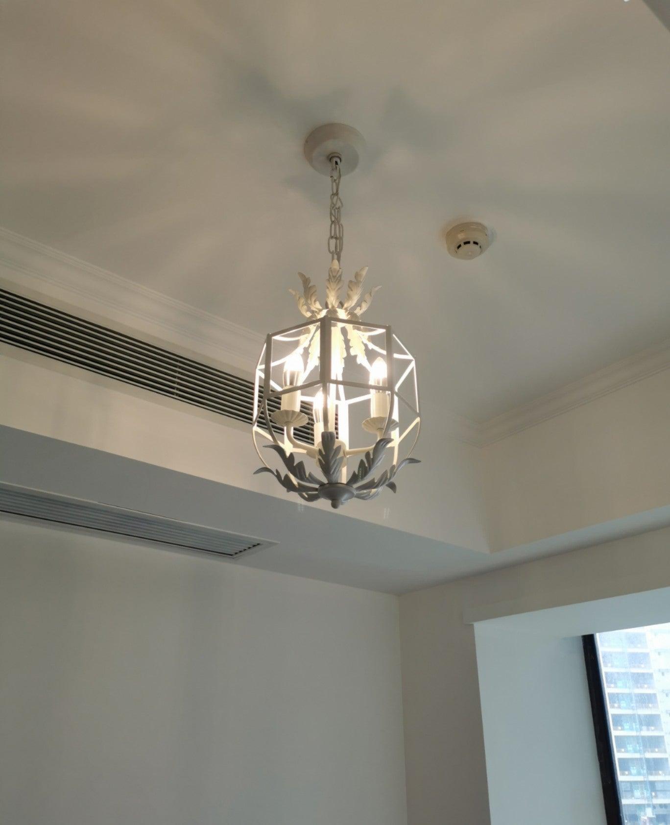 Lustre Retro Cage Chandelier