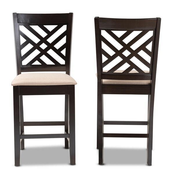 Modern and Contemporary Counter Stool 2-Piece Set