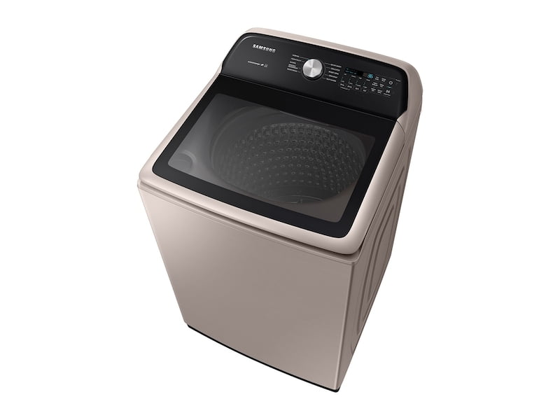 Samsung WA50T5300AC 5.0 Cu. Ft. Top Load Washer With Active Waterjet In Champagne