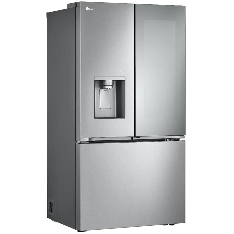 LG 36-inch, 26 cu. ft. Counter-Depth MAX  French 3-Door Refrigerator with Mirror InstaView  LRYKC2606S