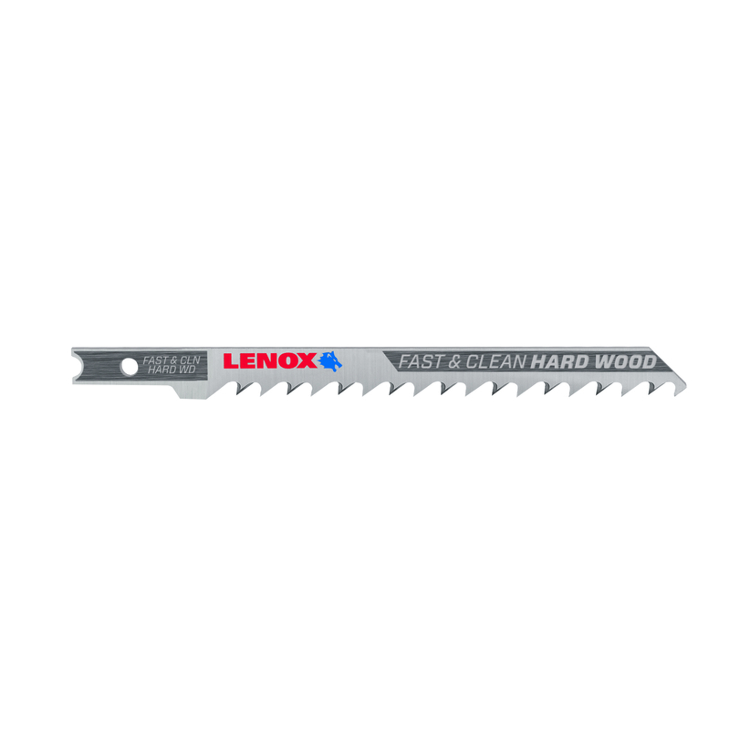 Lenox 4 in. Bi-Metal U-Shank Clean Hard Wood Jig Saw Blade 6 TPI 5 pk