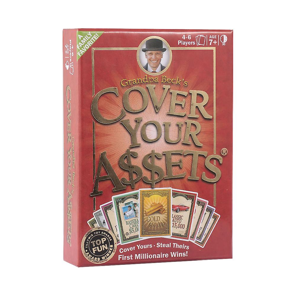 Cover Your Assets Card Game Party Play Cards A Card Game For Kids Children Red