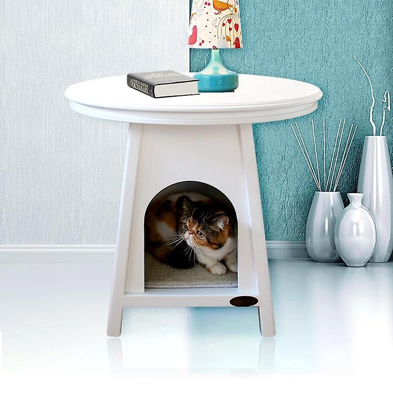 Luxury coffee table cat plush house