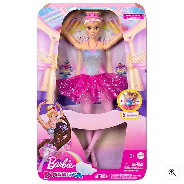 Barbie dreamtopia twinkle lights ballerina doll