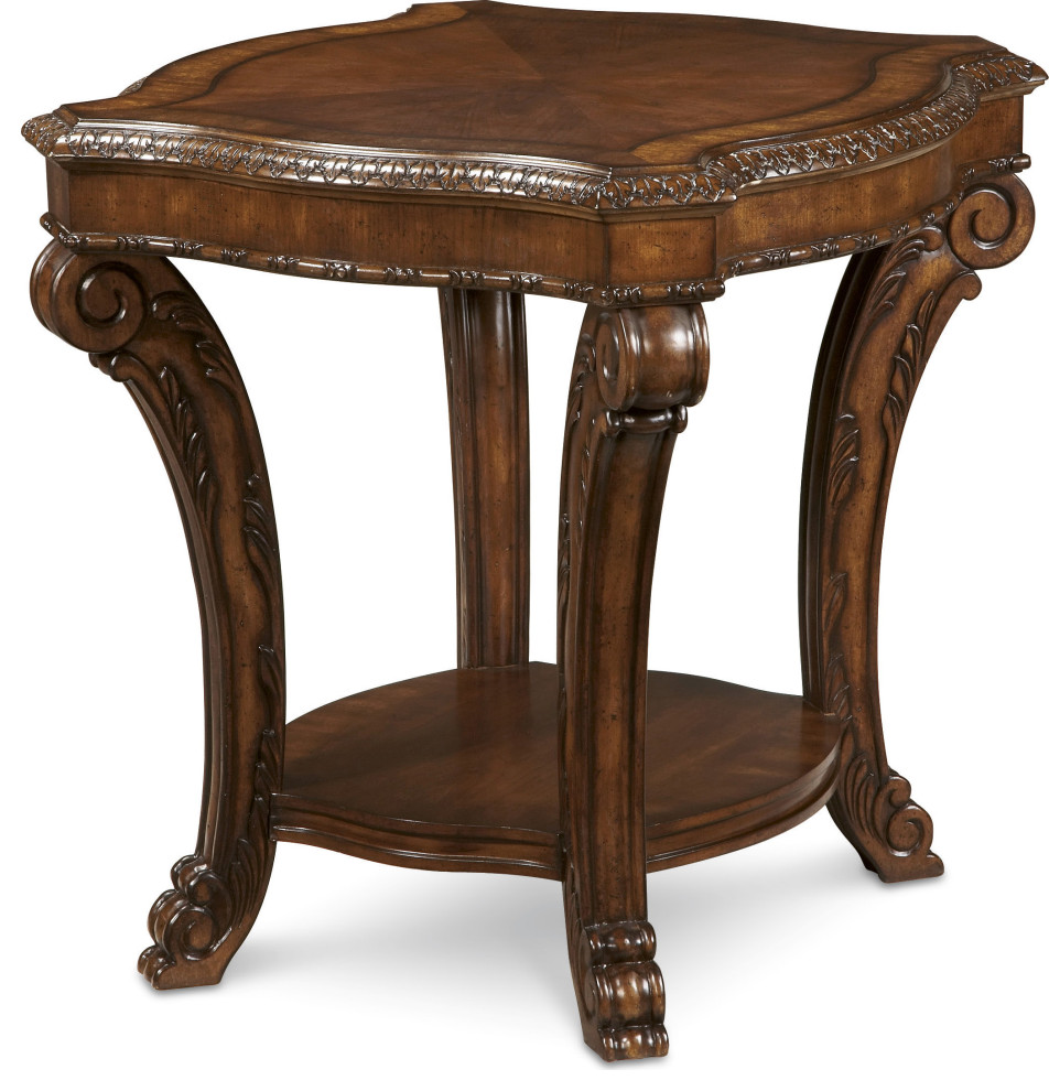 Old World End Table   Victorian   Side Tables And End Tables   by HedgeApple  Houzz