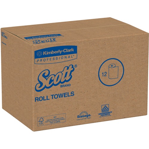 Scott White Hardroll Towels  KCC02068