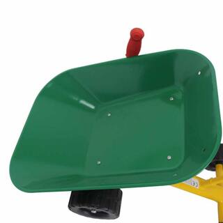 HONEY JOY Sand Dumper Kid Ride On Sand Digger Heavy-Duty Digging Scooper 4-Wheel Toy Green TOPB001522