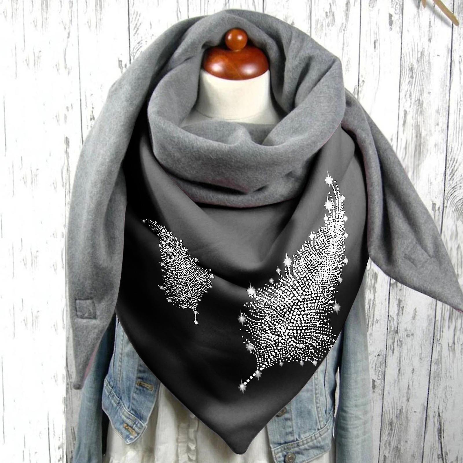 Women With Diamond Series Printing Scarf Fashion Multi-purpose Shawl Scarf