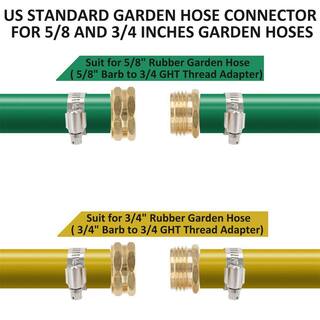 Dyiom Mender Female and Male Hose Connector for 58 in. and 34 in. Hose (4-Set) B0878CVJQX