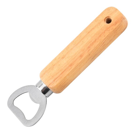 Muka 5 1/2 L 3 PCS Wooden Handle Bottle Opener  S...