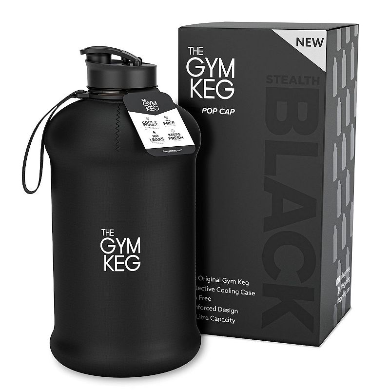 Reusable Gym Water Bottle With Carry Handle and Leakproof Design Eco-friendly Tritan Bpa Free Plastic