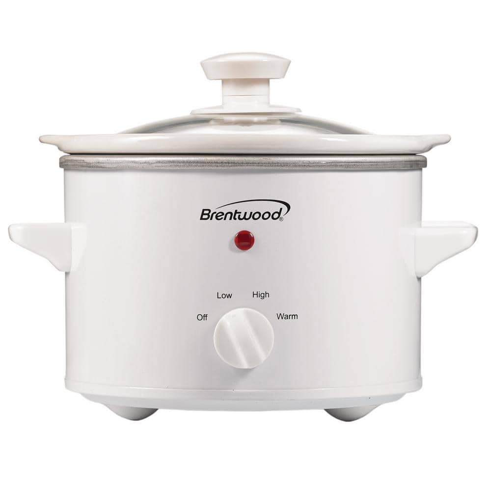 Brentwood Appliances 1.5 Qt. White Slow Cooker SC-115W