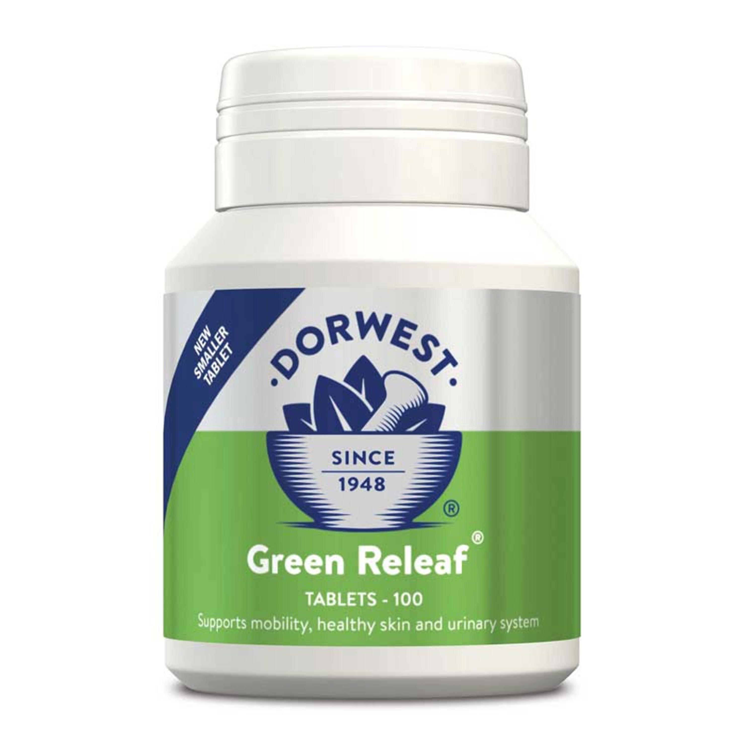 Dorwest Green Releaf Tablets 100 For Dogs