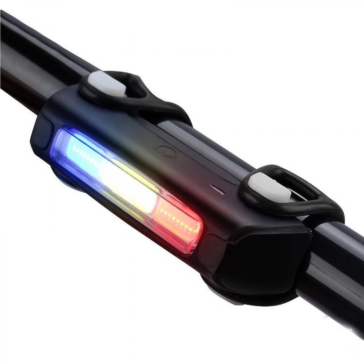 Bike Tail Lights- Usb Rechargeable Rear Light- Warning Lights