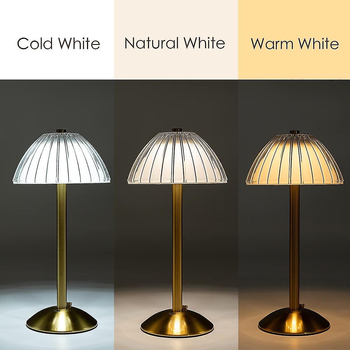 Wireless Led Table Lamp， Table Lamp With Battery， Dimmable Led Table Lamp