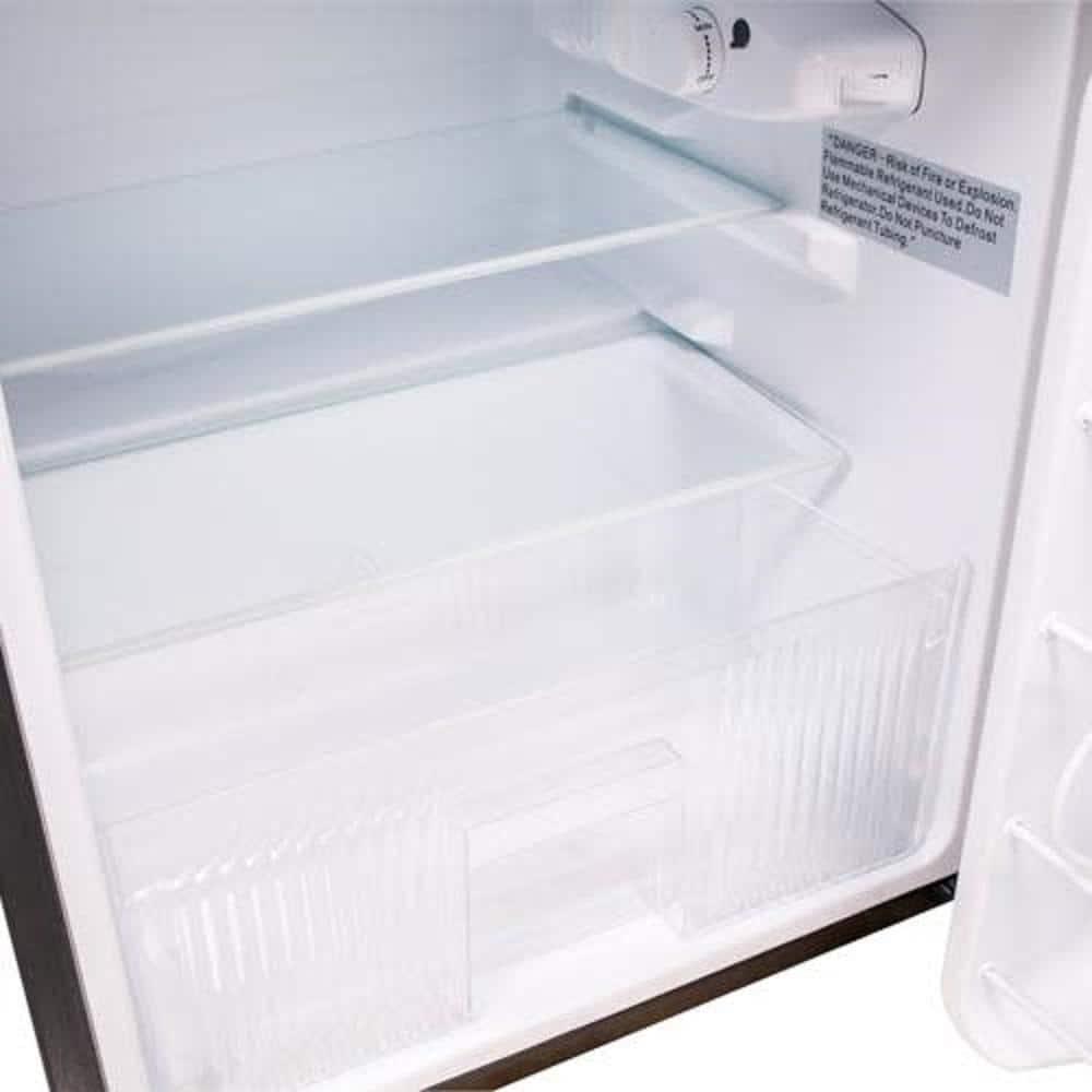 EdgeStar 31 cu ft Mini Fridge in Stainless Steel with Freezer