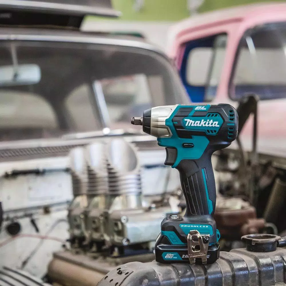 Makita 12-Volt MAX CXT Lithium-Ion Brushless Cordless 3/8 in. sq. Drive Impact Wrench Kit (2.0 Ah) and#8211; XDC Depot