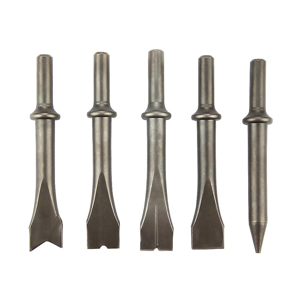 5pcs Air Hammer Chisel Set Pneumatic Hammer Bit Set For 150/190/250 Air Hammer