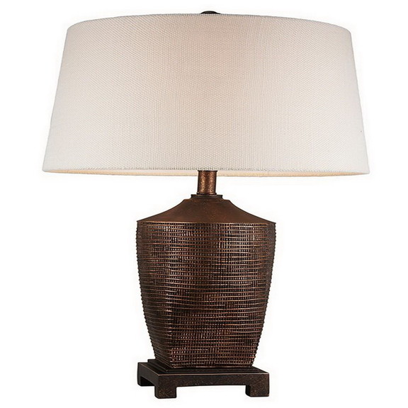 Benjara BM240304 Table Lamp with Polyresin Urn Sha...