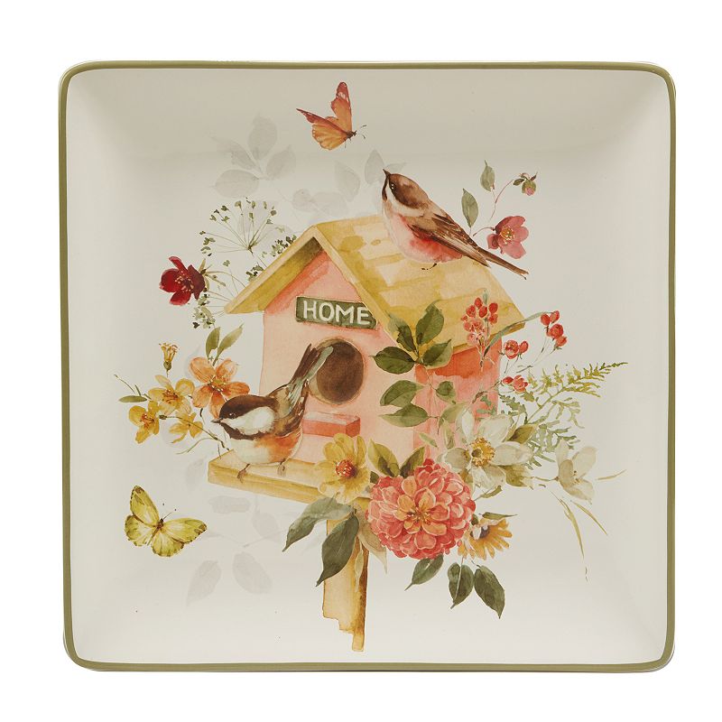 Certified International Nature's Song Square Platter