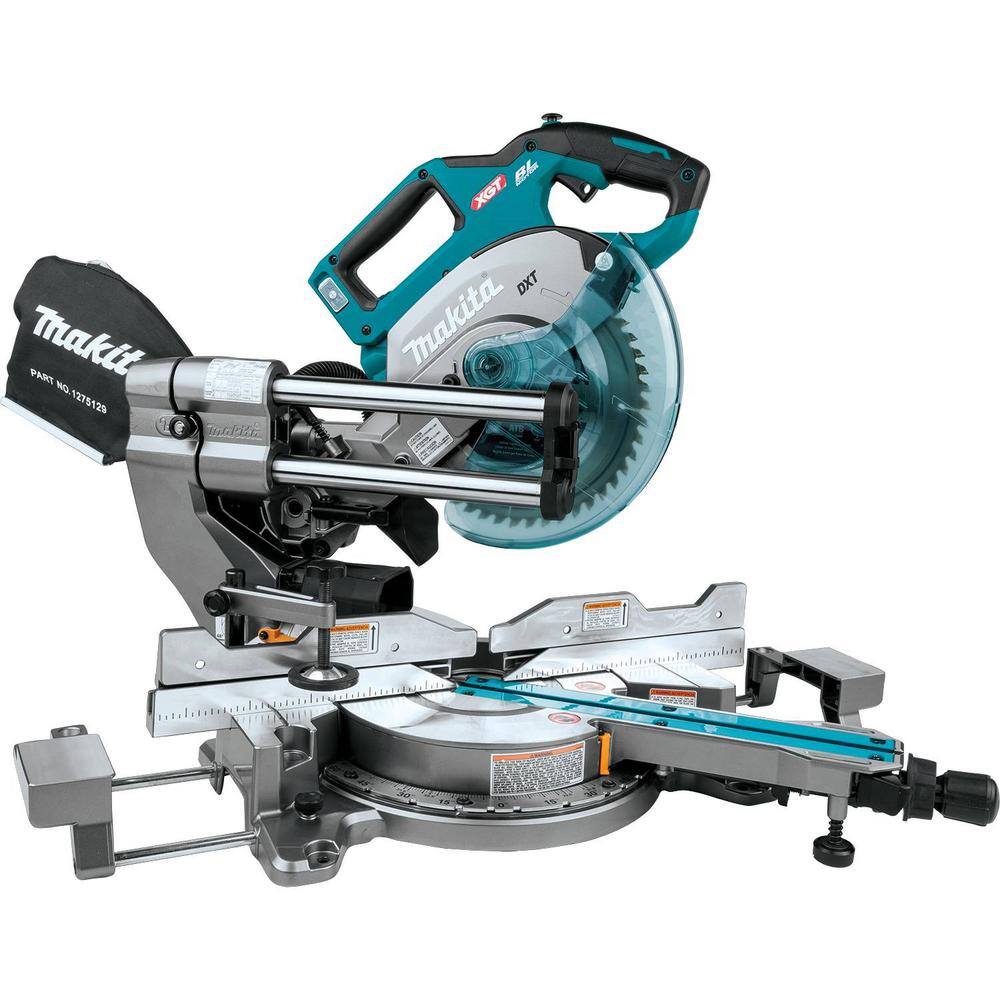 Makita 40V Max XGT Brushless Cordless 8-12 in. Dual-Bevel Sliding Compound Miter Saw AWS Capable (Tool Only) GSL02Z