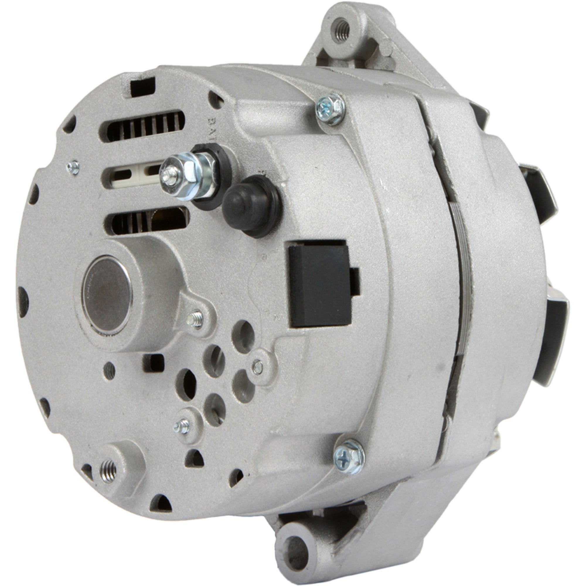 DB Electrical 400-12165 New Alternator Compatible with/Replacement for Tractor 1-Wire 63 Amp 10Si W Tach Term Stud On Rear And 3/8 In Pulley