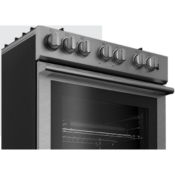 Blomberg 30-inch slide-in Gas Range with Convection Technology BGR30522SS