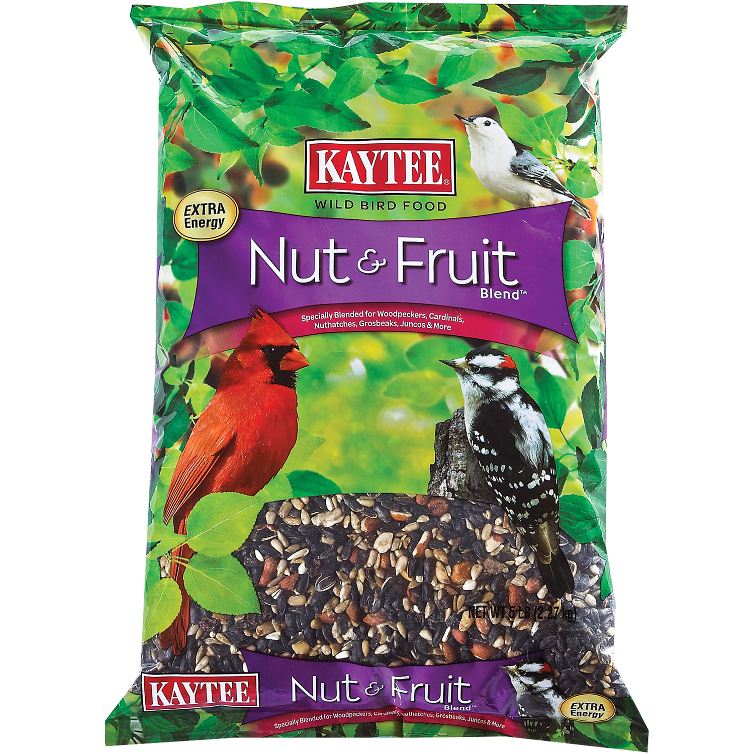 Kaytee Nut and Fruit Blend Songbird Nut and Fruit Wild Bird Food 5 lb