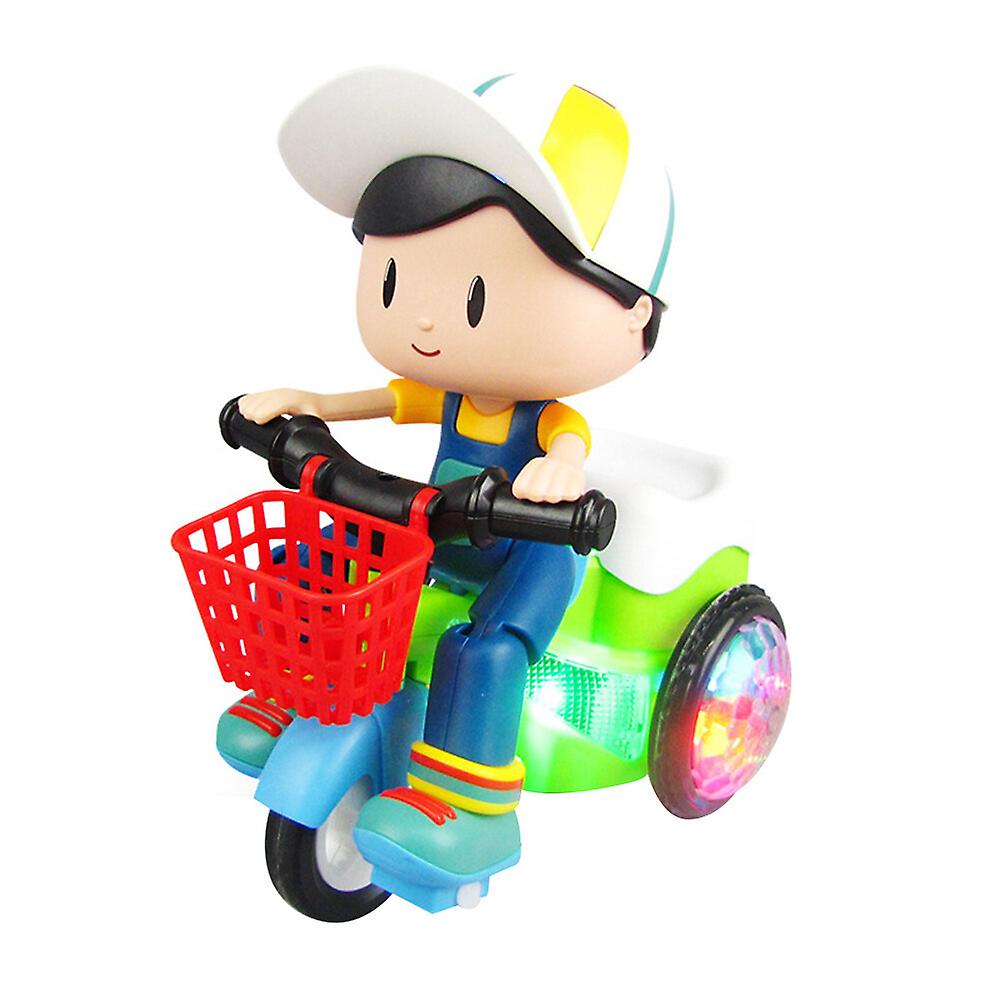 Tricycle Toy Childrens Stunt Tricycle Toy Creative Intelligent Special Tricycle Toy (boy，without Battery)