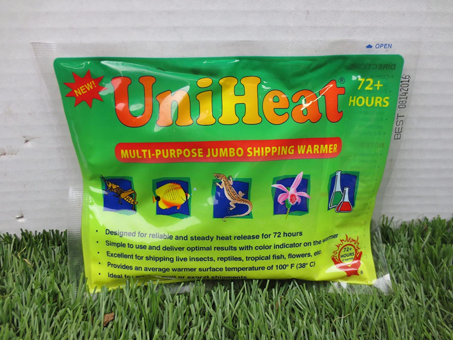 10 PCS x 72 Hour UniHeat Heat Pack for Shipping-Fish-Reptile-Insect-Live-Food-Plants