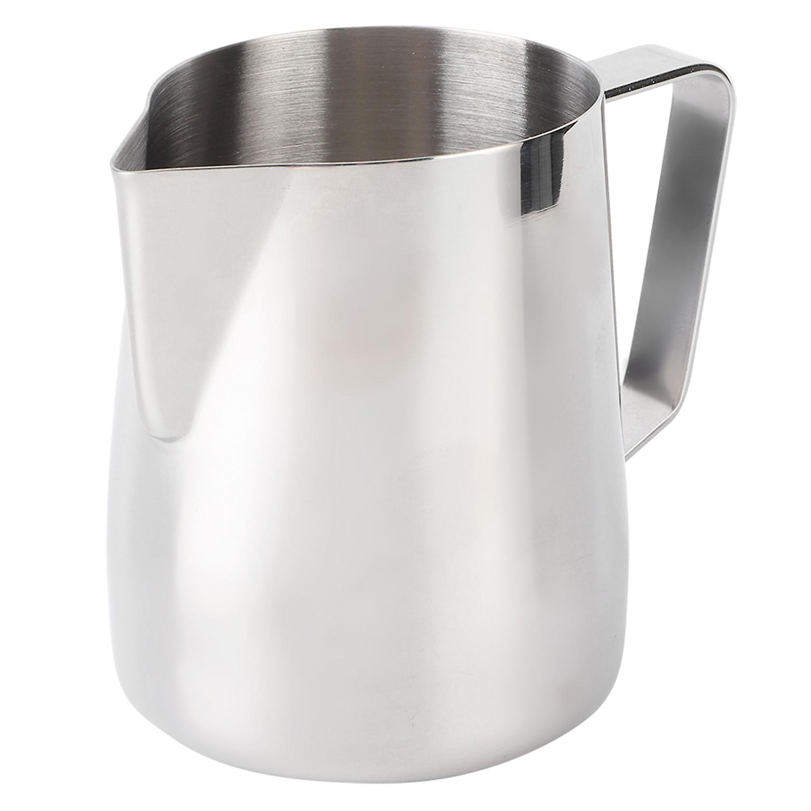 Stainless Steel Milk Frothing Cup Art Pitcher Coffee Latte Jug Mug For Home Coffee Shop Use600ml