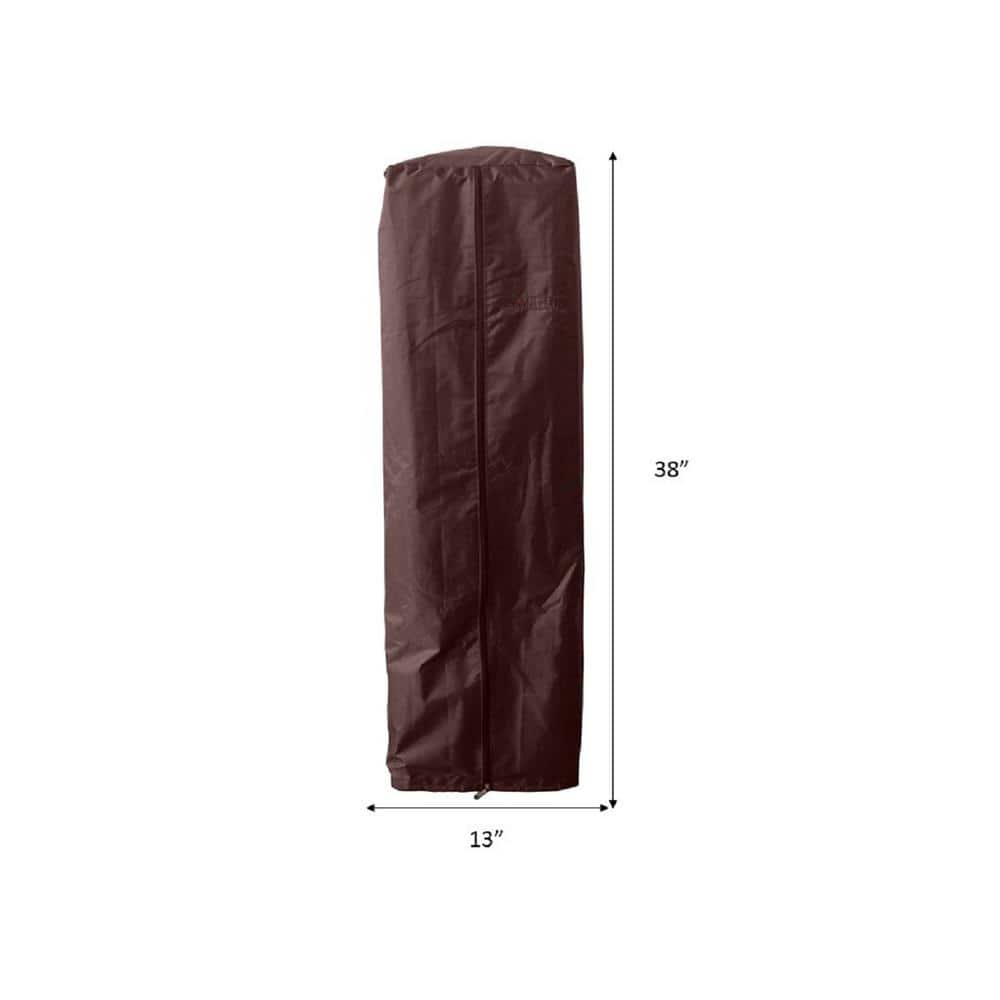 AZ Patio Heaters 38 in. Heavy Duty Mocha Portable Glass Tube Heater Cover HVD-GTTCV-M