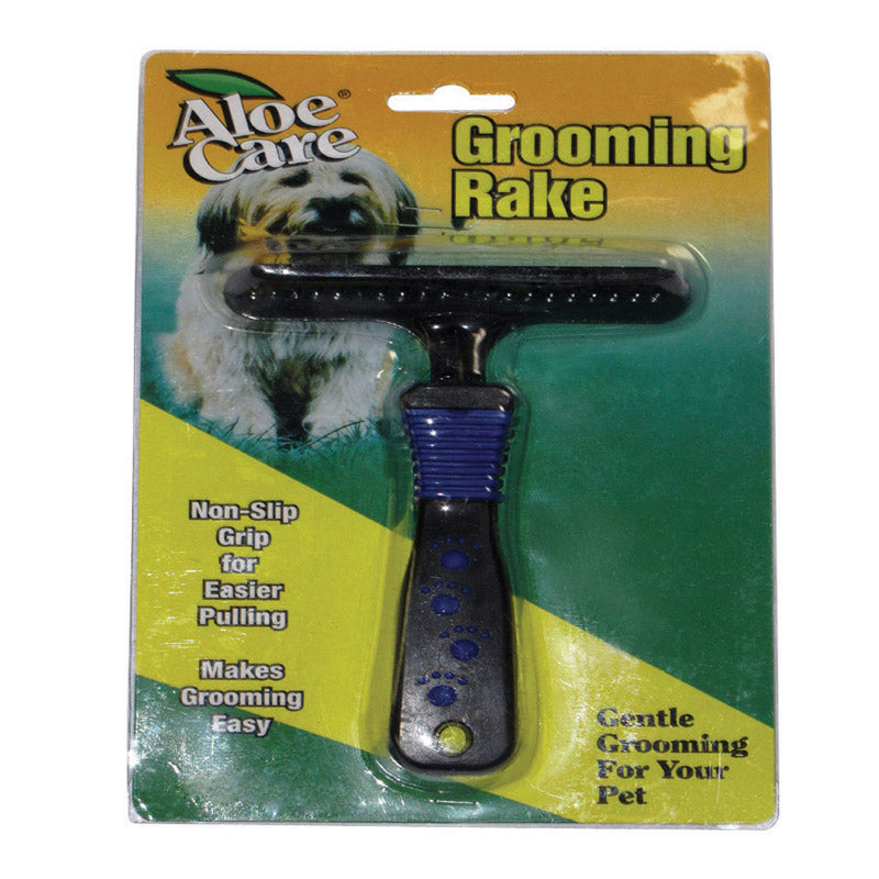 GROOMING RAKE DOG BLACK