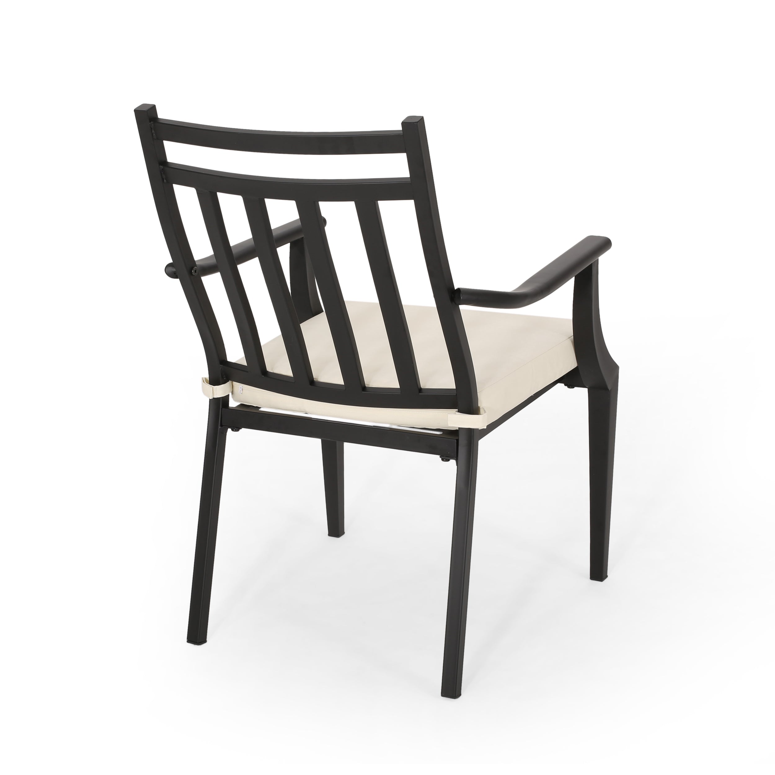 Olive Outdoor Dining Chair with Cushion (Set of 2)