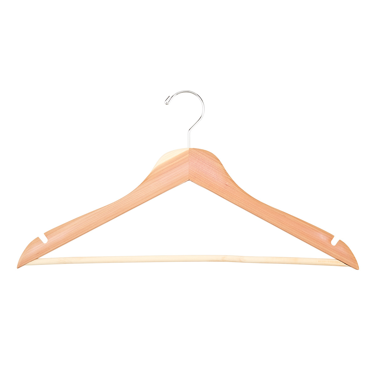 Basic Cedar Shirt Hangers Pkg4