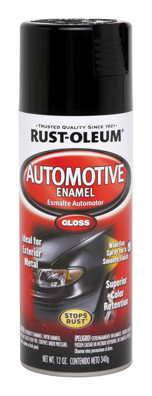 SPRAY ENAMEL AUTO BLACK