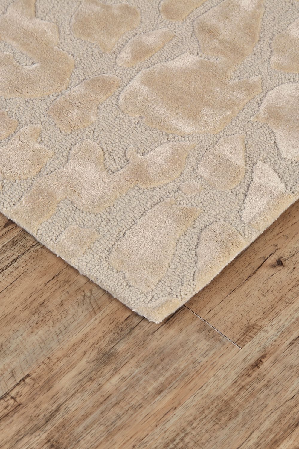 Malawi Hand Tufted Ivory Cream Rug by BD Fine