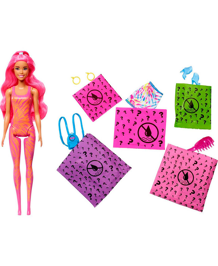 Barbie Color Reveal Neon Tie Dye Series Doll